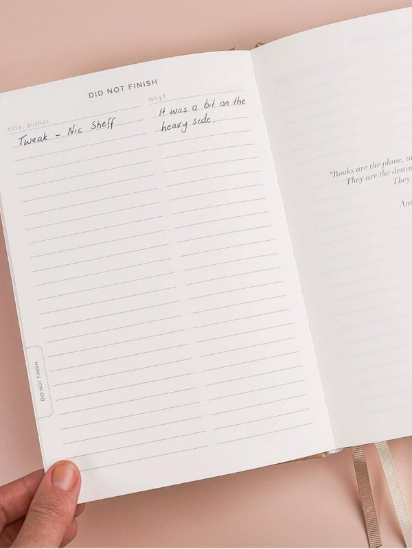 latte reading journal