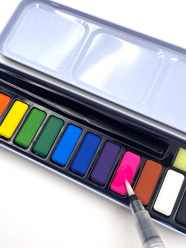 Watercolor Travel Tin