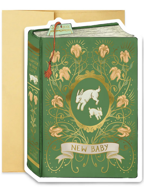 New Baby Book Card