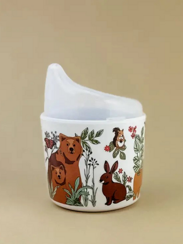 mountain animal sippy cup