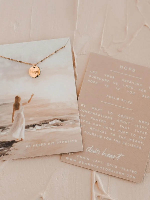 hope disc necklace