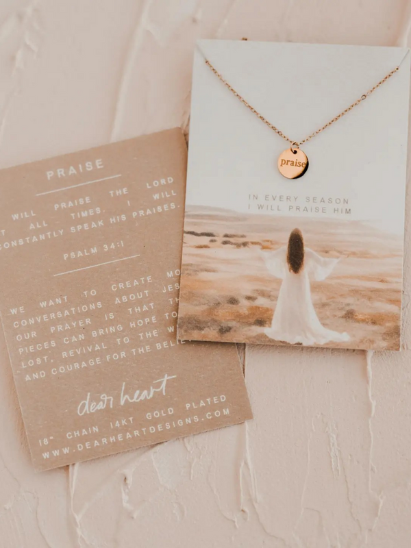 praise disc necklace