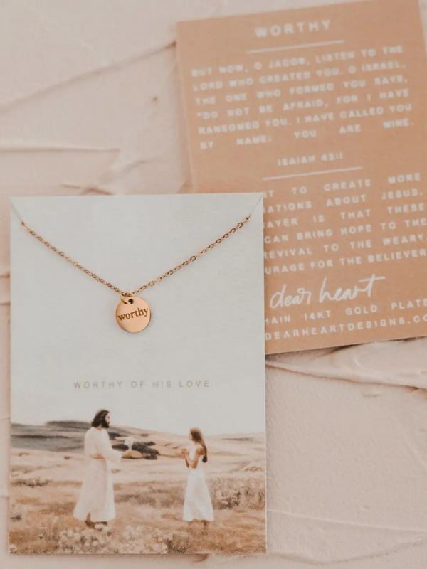 worthy disc necklace