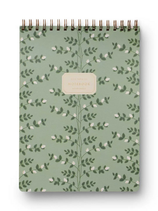 Climbing Vines Large Top Spiral Notebook
