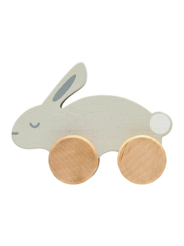 Wooden Bunny Push Toy