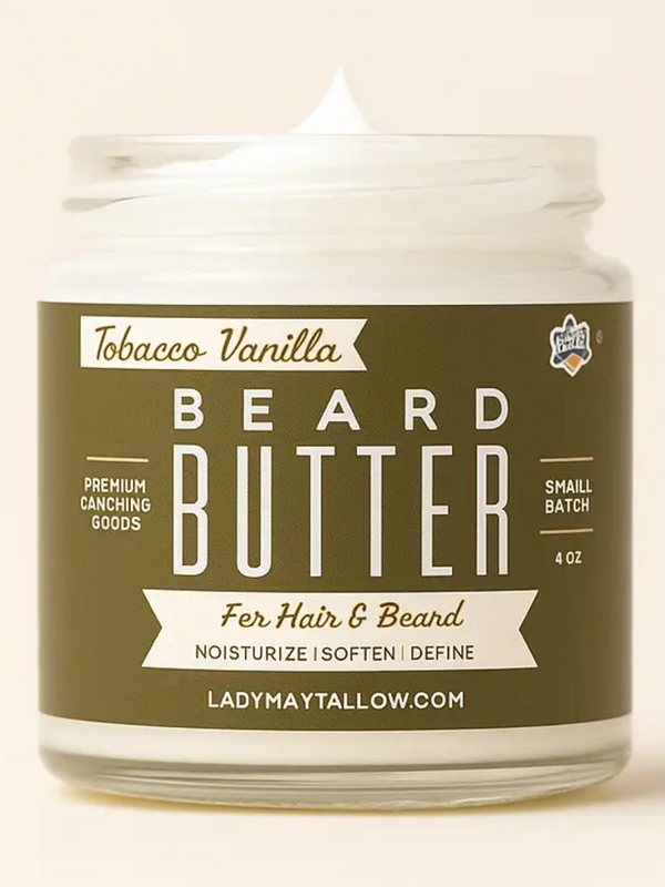 men's tobacco vanilla beard and body butter