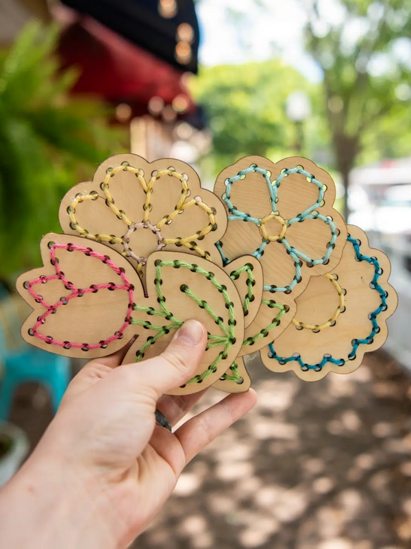 Flower Yarn Embroidery Kit