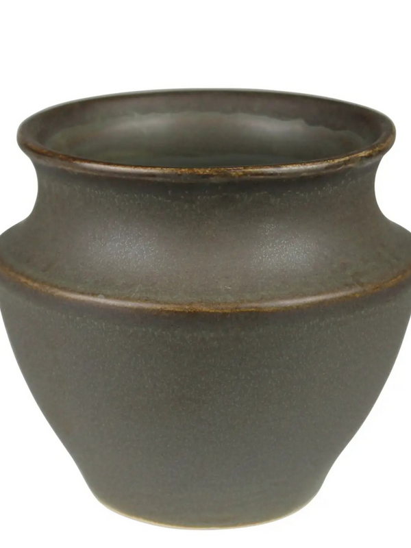 small green ceramic pot