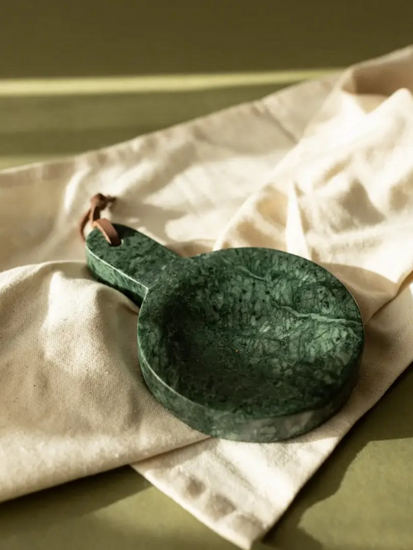 Cillian Dark Green Marble Spoon Rest