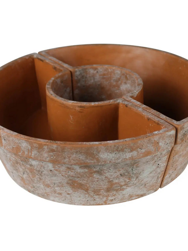 cement terracotta umbrella planter