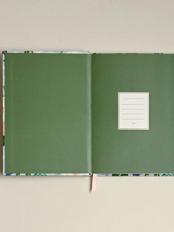 Blue Primavera Hardcover Journal