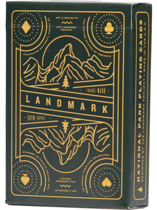 national parks playing card