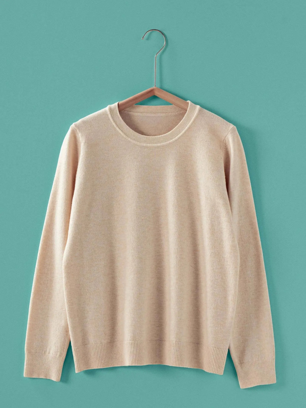 oatmeal soft blend crewneck pullover