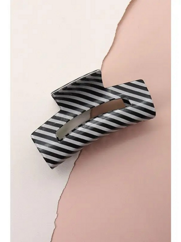 black striped hair claw