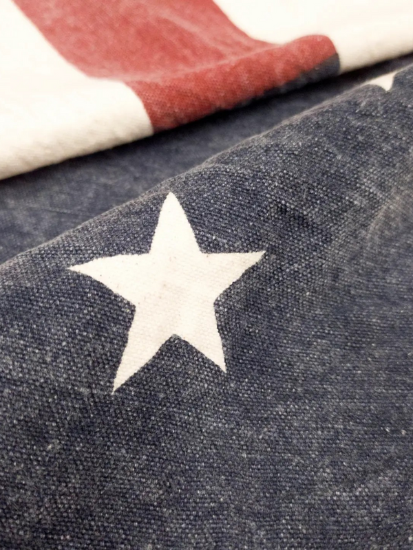 stonewashed American flag 17x28