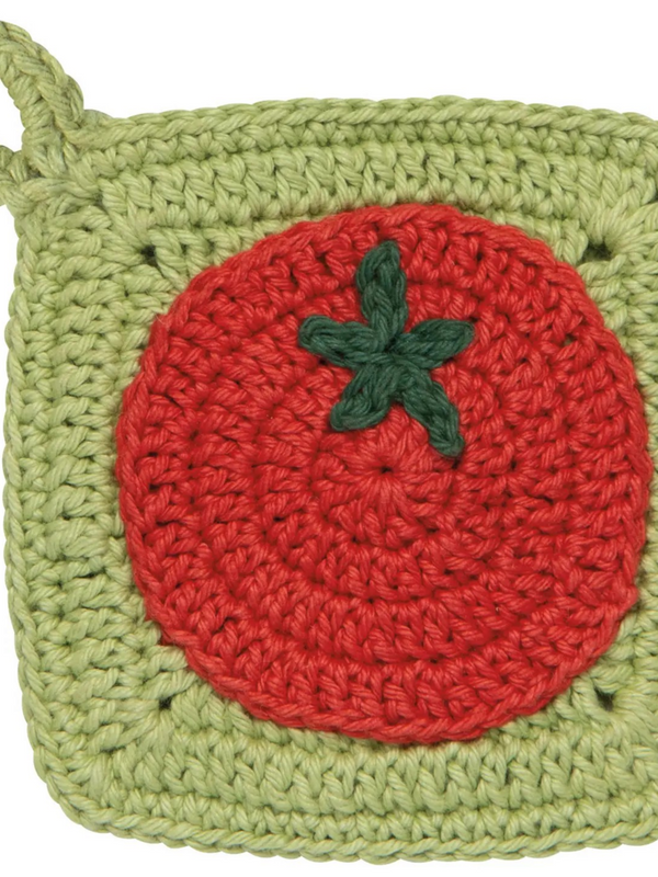 green tomato crochet sponge