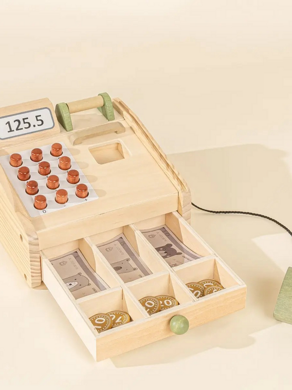 Wooden Cash Register