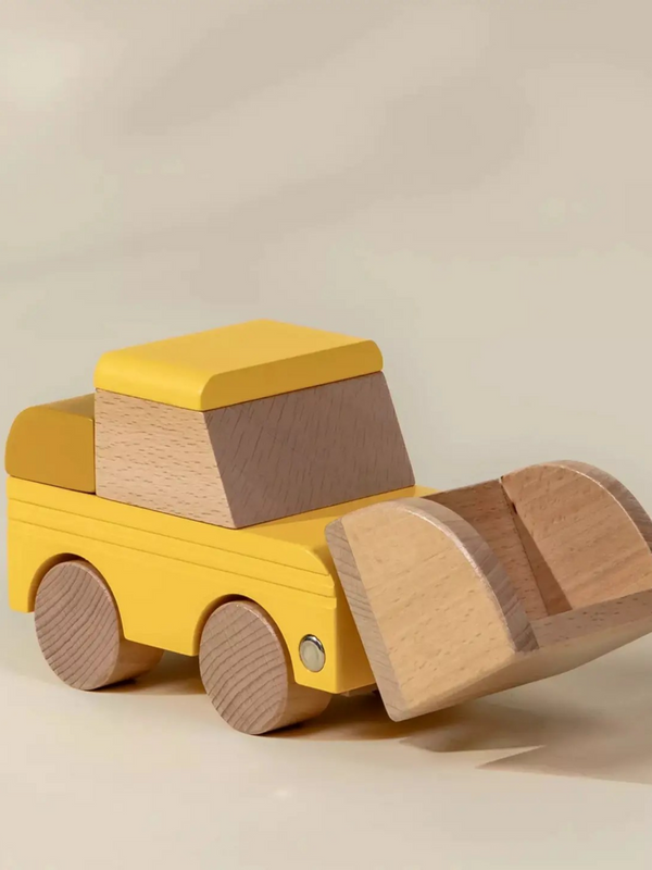 Wooden Construction Vehicle - Bulldozer