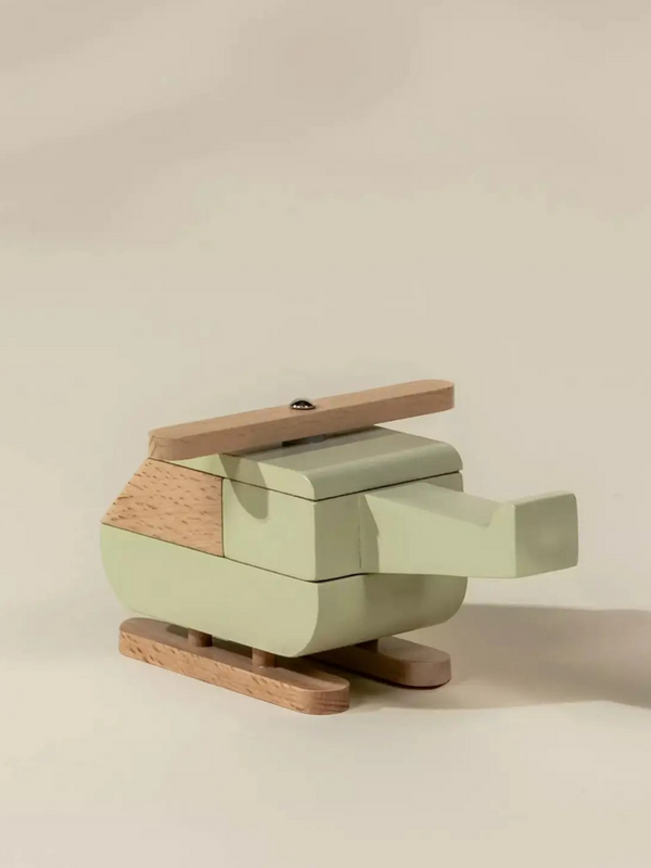 Wooden Vehicle - Helicopter