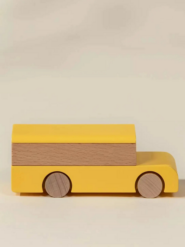 Wooden Vehicle - School Bus