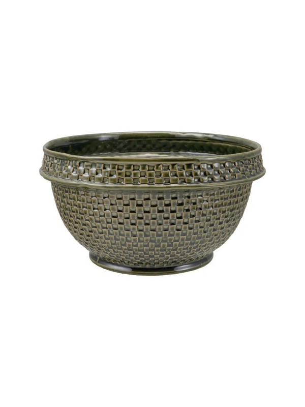 Debossed Stoneware Bowl