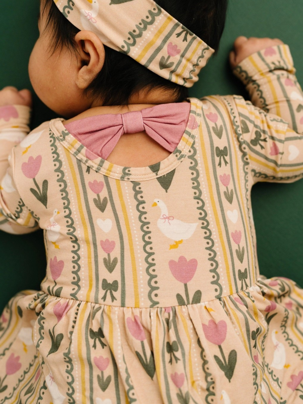 spring goose long sleeve bodysuit