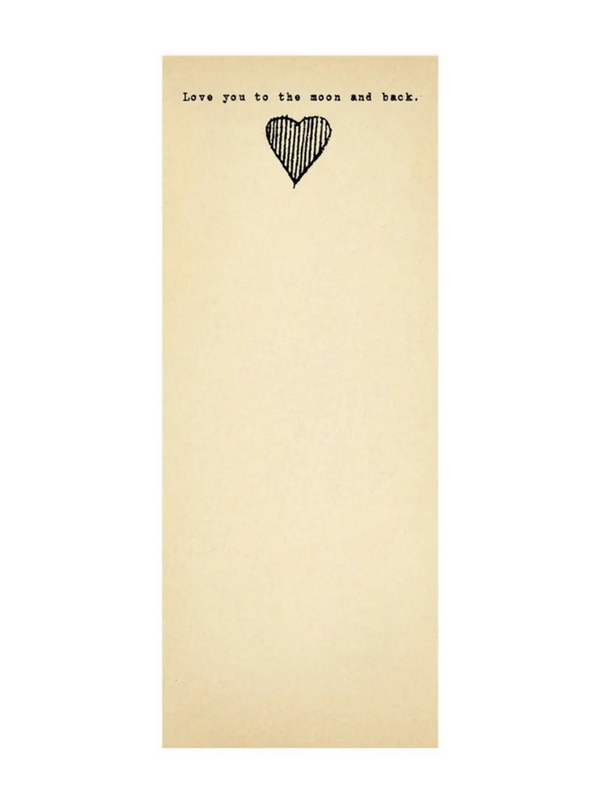 To The Moon and Back Note Pad