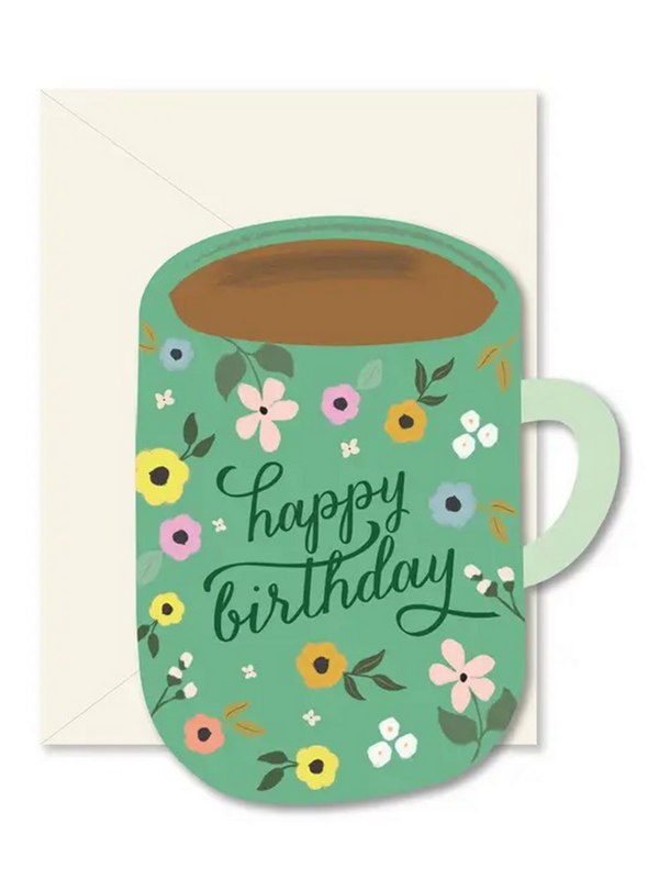 Birthday Coffee Mug Card