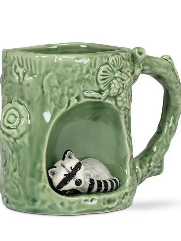 Tree with Raccoon Mug