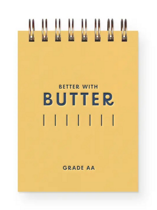 Better with Butter Mini Jotter Notebook