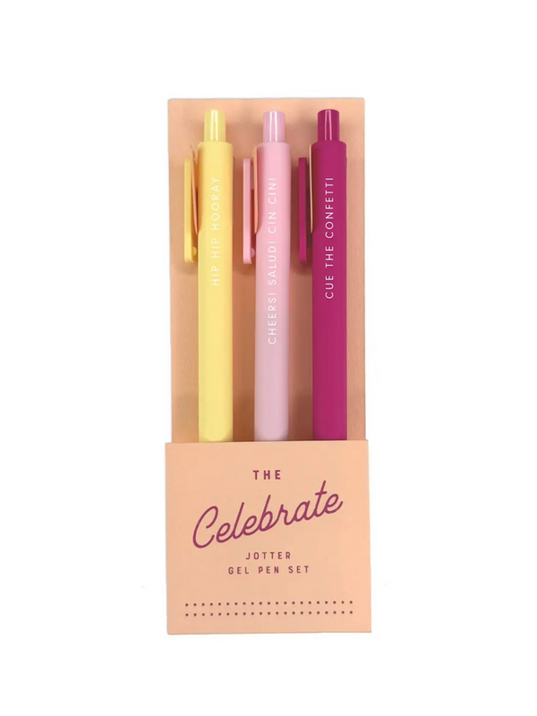 Celebrate Jotter Gel Pen : Set of 3