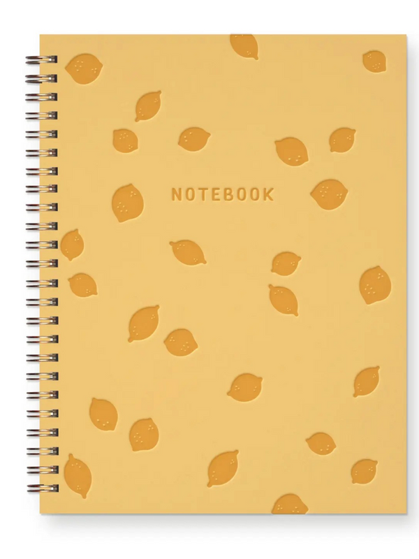 Lemon Pattern Journal : Lined Notebook