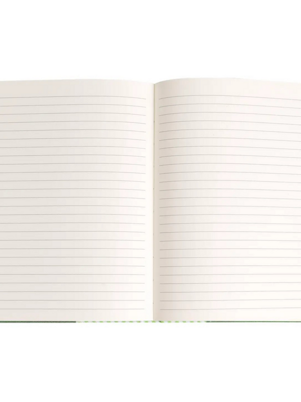 Green Patchwork Journal, Fabric Hardcover Stationary