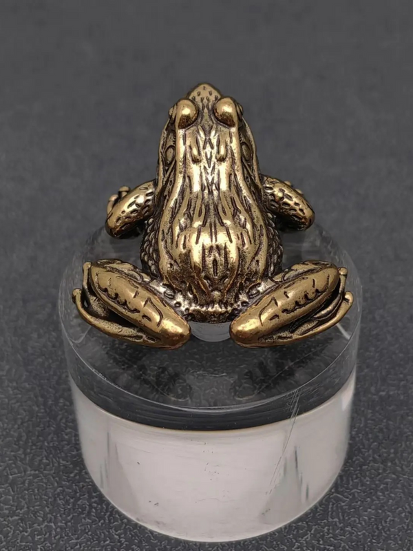 Brass Frog Desktop decor
