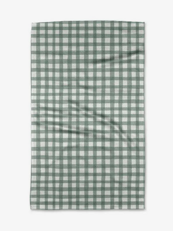 picnic gingham tea towel
