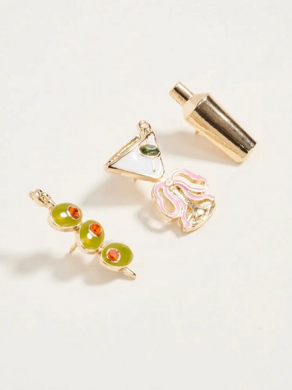 cocktail brooch set