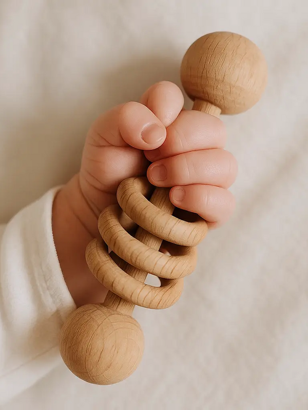Wooden Ring Rattle