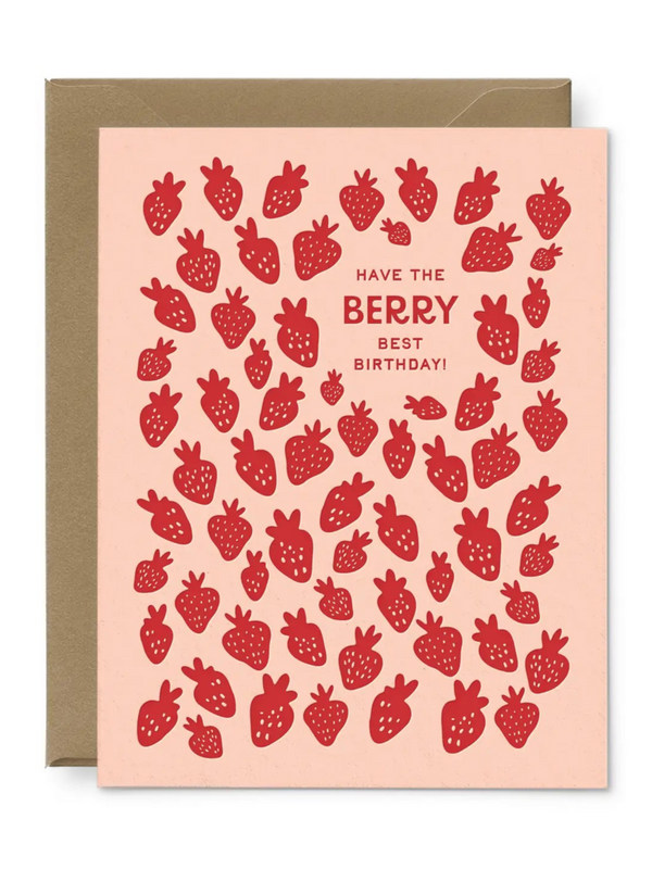 Berry Best Birthday Greeting Card
