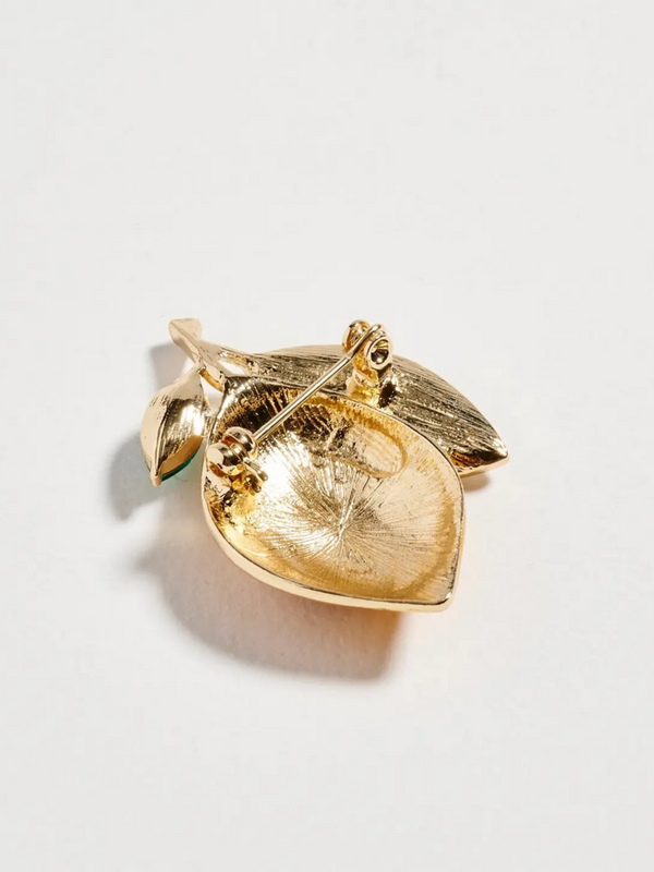lemon brooch