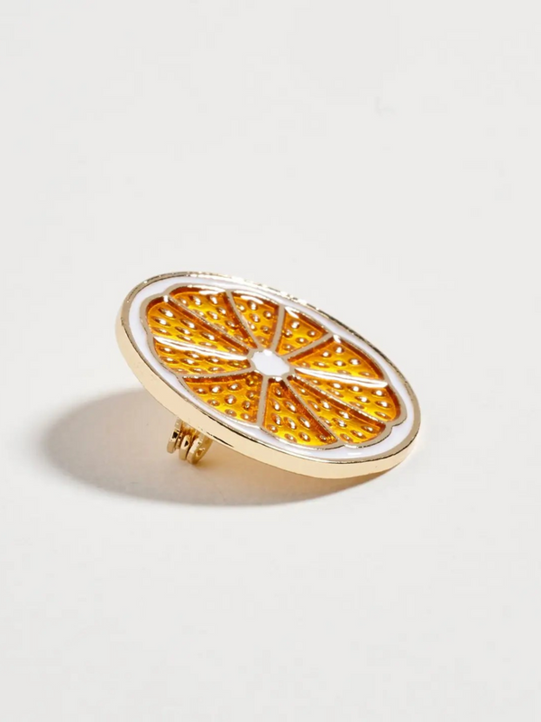 orange slice pin
