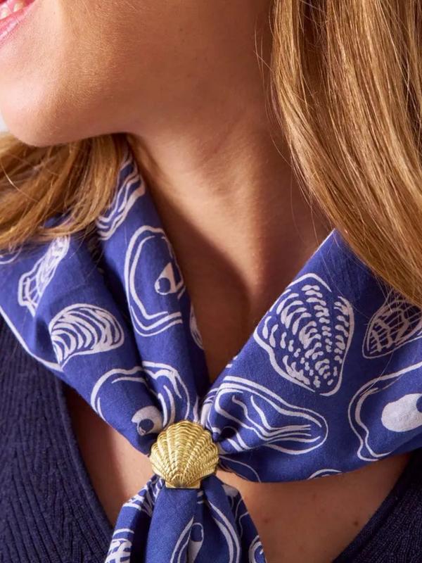 seashell bandana ring