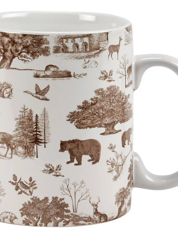 Cabin Toile Mug