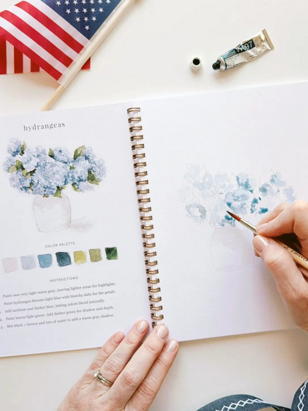 americana watercolor workbook