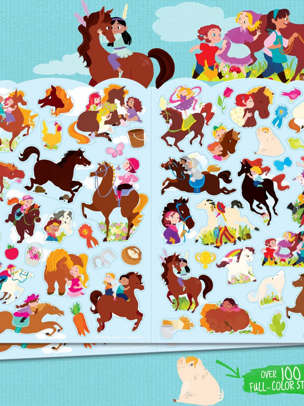 little book of big fun equestrian activity book