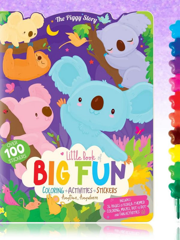 little book of big fun koala with stacking markers
