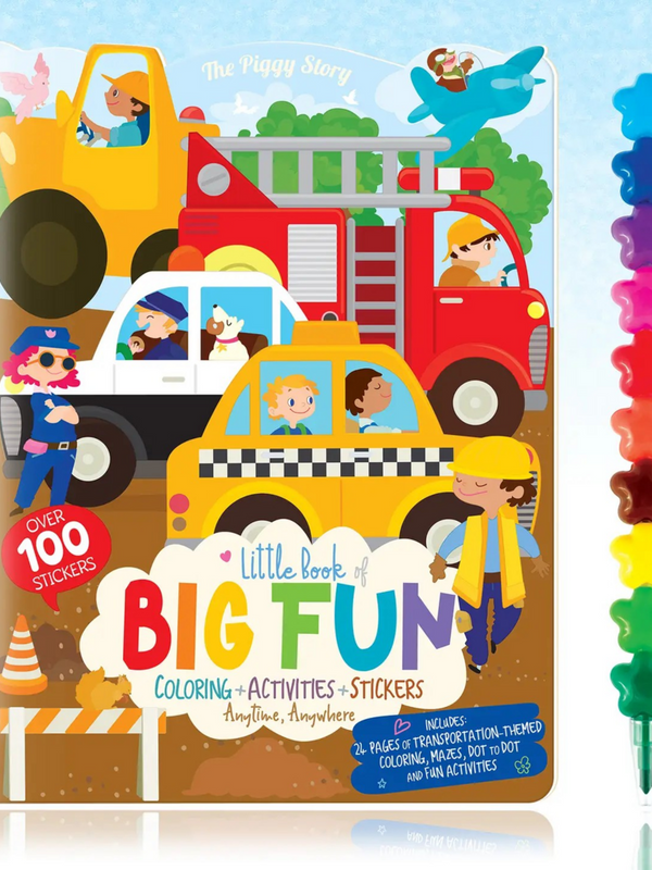 little book of big fun vehicle with staking markers