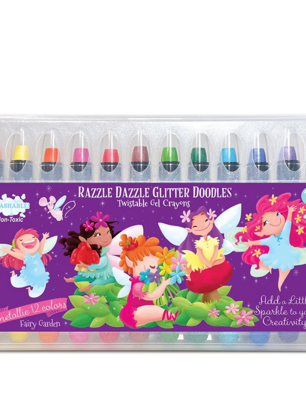 fairy garden shimmer doodle twistable gel crayons