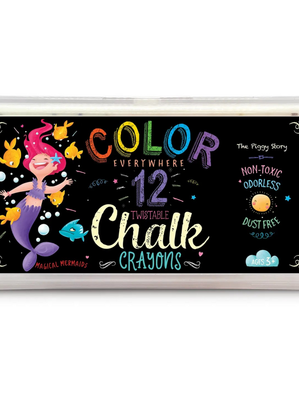 mermaid twistable chalk crayons