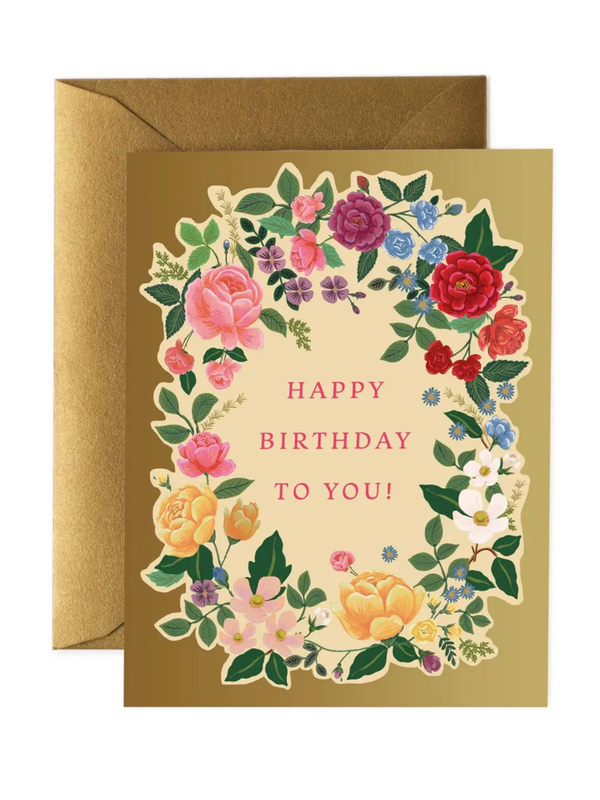 Botanical Birthday Card