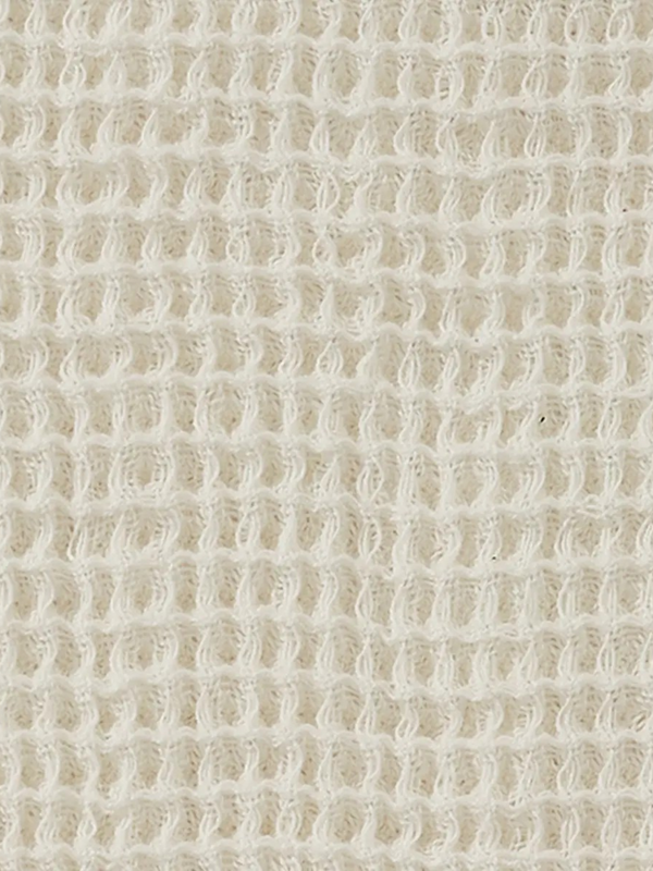 vanilla solid waffle dishtowel